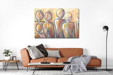 Abstract painting Figurative beige - 1433